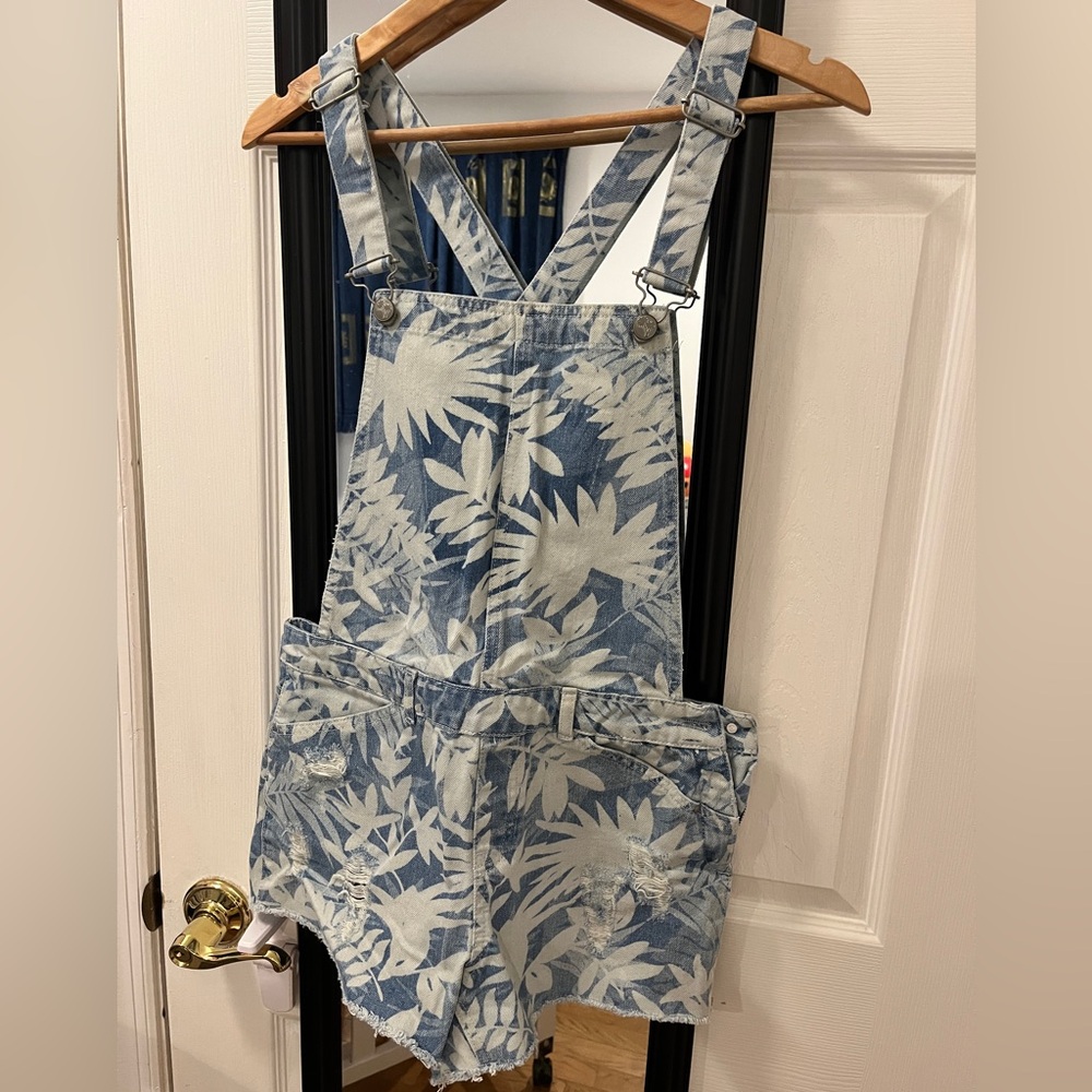 Zara S “cute denim jumpsuit”